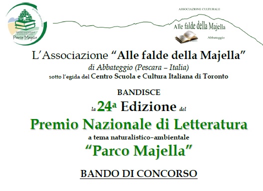 Bando del Premio Nazionale di letteratura naturalistica Parco Majella